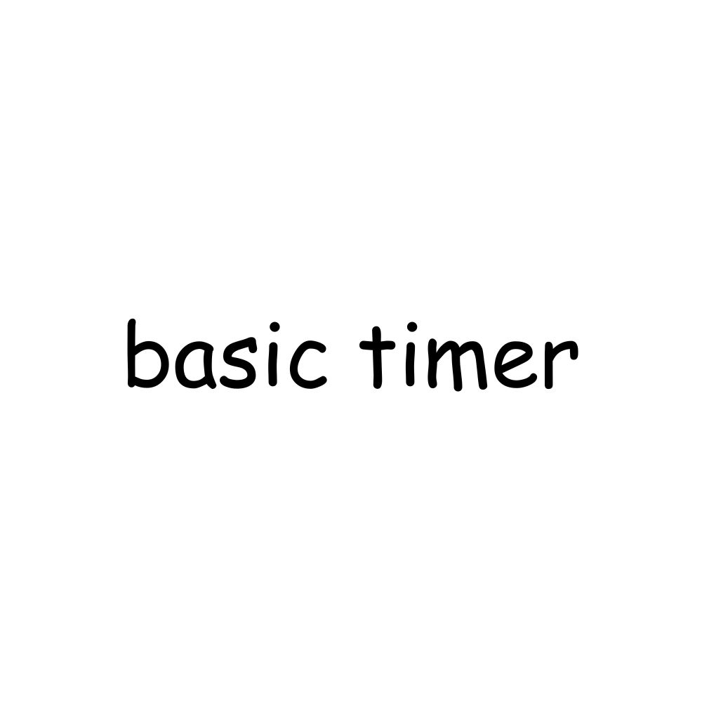 Basic Timer Preview
